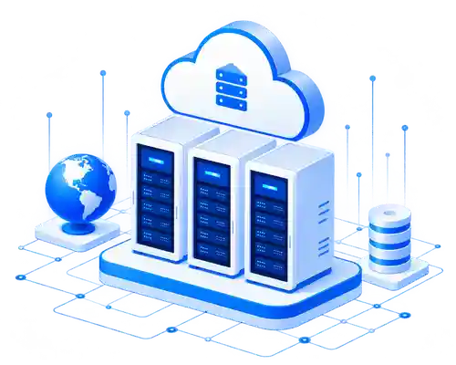 汤加高防服务器与云计算基础设施示意图